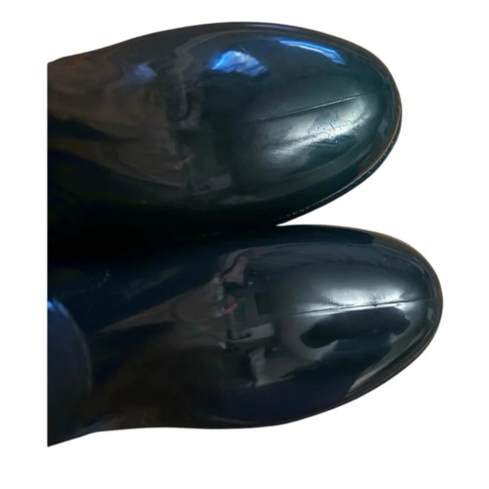 Charter Club Green Waterproof Rain Boots Size 6M Lug Sole
